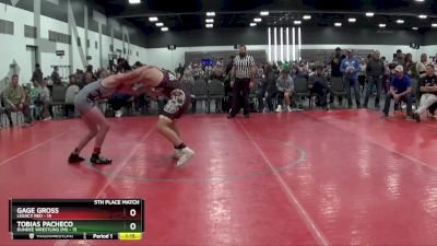 139 lbs Round 2 (8 Team) - Tobias Pacheco, Dundee Wrestling (MI) vs Gage Gross, Legacy Red