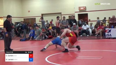 92 kg Rnd Of 32 - Connor Corbin, University Of Iowa vs Gunnar Larson, Army West Point