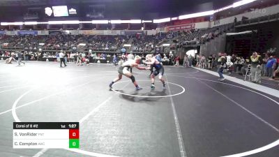 192 lbs Consi Of 8 #2 - Sawyer VanRider, Florida National Team vs Cole Compton, Andover Wrestling Club