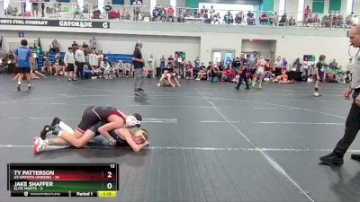 96 lbs Quarterfinals (8 Team) - Ty Patterson, U2 Upstate Uprising vs Jake Shaffer, Elite Misfits