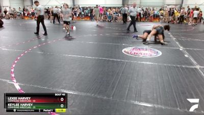 125 lbs Round 3 - Lexee Harvey, Compound Wrestling vs Keylee Harvey, Compound Wrestling