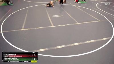 70 lbs Quarterfinal - Micah Rivard, Anoka Youth Wrestling vs Tyler Lyden, Blaine Wrestling Association