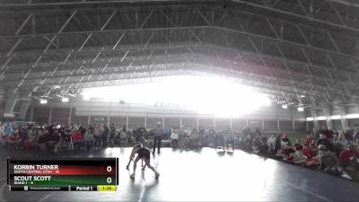 102 lbs Champ Round 1 (16 Team) - Korbin Turner, South Central Utah vs Scout Scott, Idaho 1