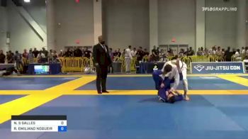 NICHOLAS S SALLES vs RICHAR EMILIANO NOGUEIRA 2021 American National IBJJF Jiu-Jitsu Championship