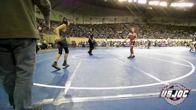 92 lbs Quarterfinal - Jett Ingram, Plainview Youth Wrestling Club vs Aiden Bradt, Highlander Youth