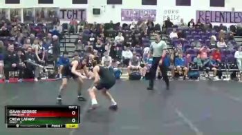 92 lbs Round 1 (6 Team) - Gavin George, Springboro vs Crew Lafary, Sidney