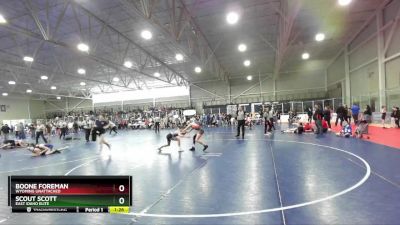 112 lbs Quarterfinal - Boone Foreman, Wyoming Unattached vs Scout Scott, East Idaho Elite