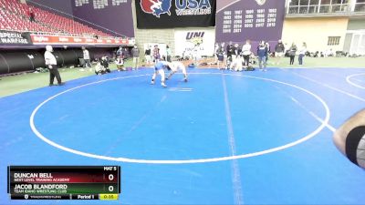 157 lbs 5th Place Match - Duncan Bell, Next Level Training Academy vs Jacob Blandford, Team Idaho Wrestling Club