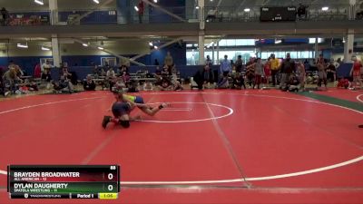 88 lbs Round 3 (16 Team) - Brayden Broadwater, All American vs Dylan Daugherty, Spatola Wrestling