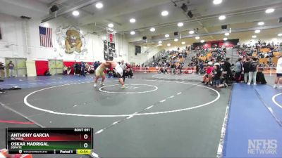 285 lbs 1st Place Match - Oskar Madrigal, Servite vs Anthony Garcia, Rio Mesa