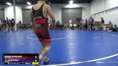 106 lbs Semis & 1st Wrestleback (8 Team) - Anthony Valls, New York vs Keegan Dawkins, Georgia