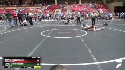 73 lbs Cons. Semi - Cord Christensen, Texas Elite vs Jaxyn Hollenbach, Nebraska Boyz