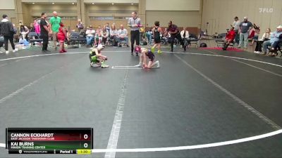 48 lbs Round 1 - Kai Burns, Minion Training Center vs Cannon Eckhardt, East Jackson Takedown Club