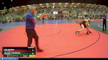 108 lbs Semis & 1st Wrestleback (8 Team) - Bragen Anderson, La Grande vs Jak Hopkes, Tillamook