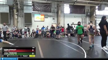 130 lbs Round 2 (8 Team) - Evan Stanley, POWA vs Cole Trzeciak, PA Alliance Black
