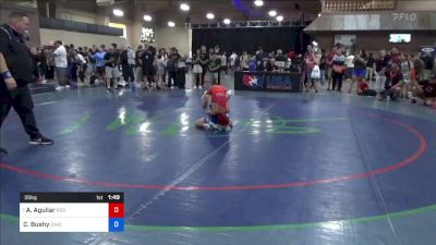 35 kg Rnd Of 16 - Antonio Aguilar, Red Wave Wrestling vs Christian Bushy, Ohio