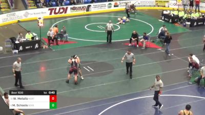 212 lbs Consi Of 16 #2 - Will Metallo, Northern York vs Mason Schools, Governor Mifflin