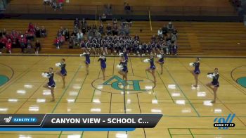 Canyon View - School Cheer [2021 VARSITY SONG/POM INT Day 1] 2021 USA Arizona Regional II