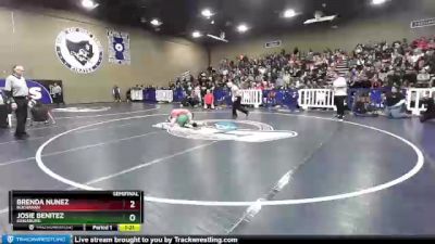 101 lbs Semifinal - Brenda Nunez, Buchanan vs Josie Benitez, Kingsburg