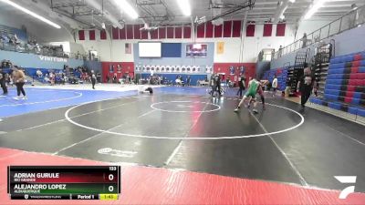 133 lbs Champ. Round 1 - Alejandro Lopez, Albuquerque vs Adrian Gurule, Rio Grande