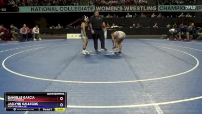 109 lbs Quarterfinal - Jaslynn Gallegos, North Central (IL) vs Danielle Garcia, King University