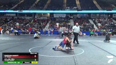 95 lbs Quarterfinal - Kylon Hill, Ottawa County vs Daegan Hanvy, Jr. Vikings