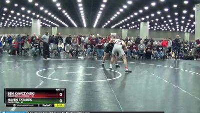 197 lbs Round 1 (16 Team) - Ben Kawczynski, Wisconsin-La Crosse vs Haven Tatarek, Castleton