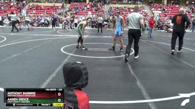 125 lbs Cons. Round 3 - Anthony Barbrie, Greater Heights Wrestling vs Aaden Groce, Linn County Twisters