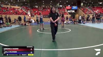 185 lbs Semifinal - Veronica Madrid, KS vs Leola Eslinger, KS