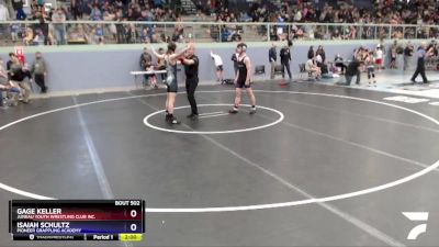 126 lbs Round 1 - Gage Keller, Juneau Youth Wrestling Club Inc. vs Isaiah Schultz, Pioneer Grappling Academy