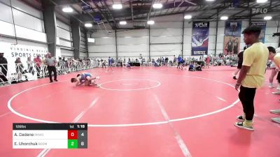 126 lbs Rr Rnd 2 - Adan Cedeno, RedNose Wrestling School - HS vs Ethan Uhorchuk, BoomRanch