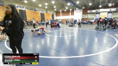 120 lbs Cons. Round 2 - Emanuel Lomeli, Bishop Amat vs Ethan Ceballos, Garden Grove