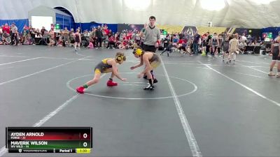 80 lbs Round 3 (8 Team) - Ayden Arnold, FORGE vs Maverik Wilson, WV Wild