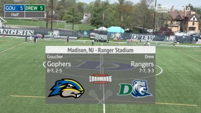 Replay: Goucher vs Drew | Apr 20 @ 1 PM