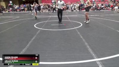 105 lbs Round 1 (6 Team) - Jaxon Felker, Midwest Elite vs Urijah Duran, Duran Elite