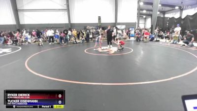 67 lbs Semifinal - Ryker Dierick, Elma Wrestling Club vs Tucker Eisenmann, Mat Rats Rebooted