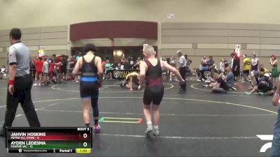 96 lbs Round 2 (6 Team) - Jahvin Hoskins, Metro All Stars vs Ayden Ledesma, Foxfire WC