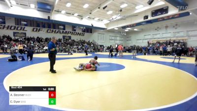 116 lbs Consi Of 16 #1 - Ashton Besmer, Buchanan vs Colden Dyer, Bixby (OK)