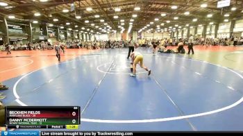 84 lbs Rd# 5- 3:45pm Friday Final Pool - Danny McDermott, NCWAY National Team vs Beckhem Fields, Maryland BLACK