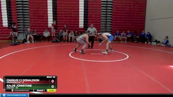 220 lbs Round 3 (12 Team) - Charles CJ Donaldson, Gardendale Hs vs Kalob Johnstone, Chelsea