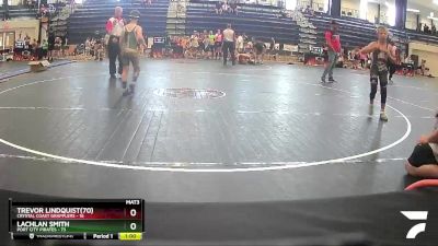 70/75 Round 2 - Lachlan Smith, Port City Pirates vs Trevor Lindquist(70), Crystal Coast Grapplers