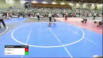 52 lbs Consi Of 8 #2 - Colton Bailey, Corning vs Barrett Keller, Nevada Elite