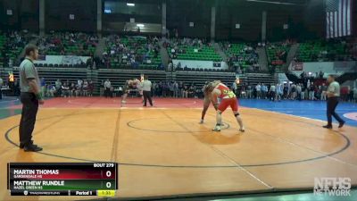 220 lbs 1st Place Match - Matthew Rundle, Hazel Green HS vs Martin Thomas, Gardendale Hs