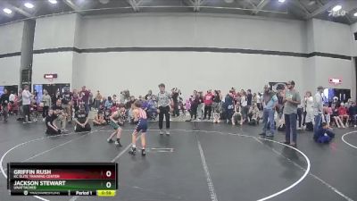 61 lbs Cons. Semi - Griffin Rush, KC Elite Training Center vs Jackson Stewart, Unattached