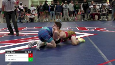 120 lbs Consolation - Vinny Kilkeary, PA vs Jax Forrest, PA