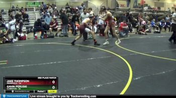 140 lbs Placement (4 Team) - Jake Thompson, Grandville vs Gavin Peruski, Clarkston