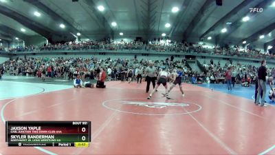 115 lbs Cons. Round 3 - Jaxson Yaple, Carl Junction Take Down Club-AAA vs Skyler Banderman, Northwest Jr. Lions Wrestling-AA 