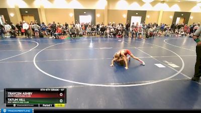 67 lbs Cons. Round 3 - Tatum Hill, Roy Wrestling Club vs Traycen Ashby, Delta Wrestling Club