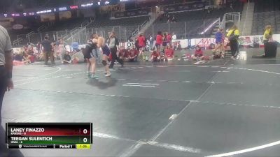 W 164 lbs Round 3 (4 Team) - Teegan Sulentich, Iowa vs Laney Finazzo, Kansas