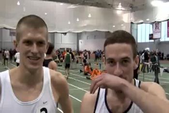 Mike Rutt and Brian Gagnon 1-2 at BU Valentines Meet (1:47)